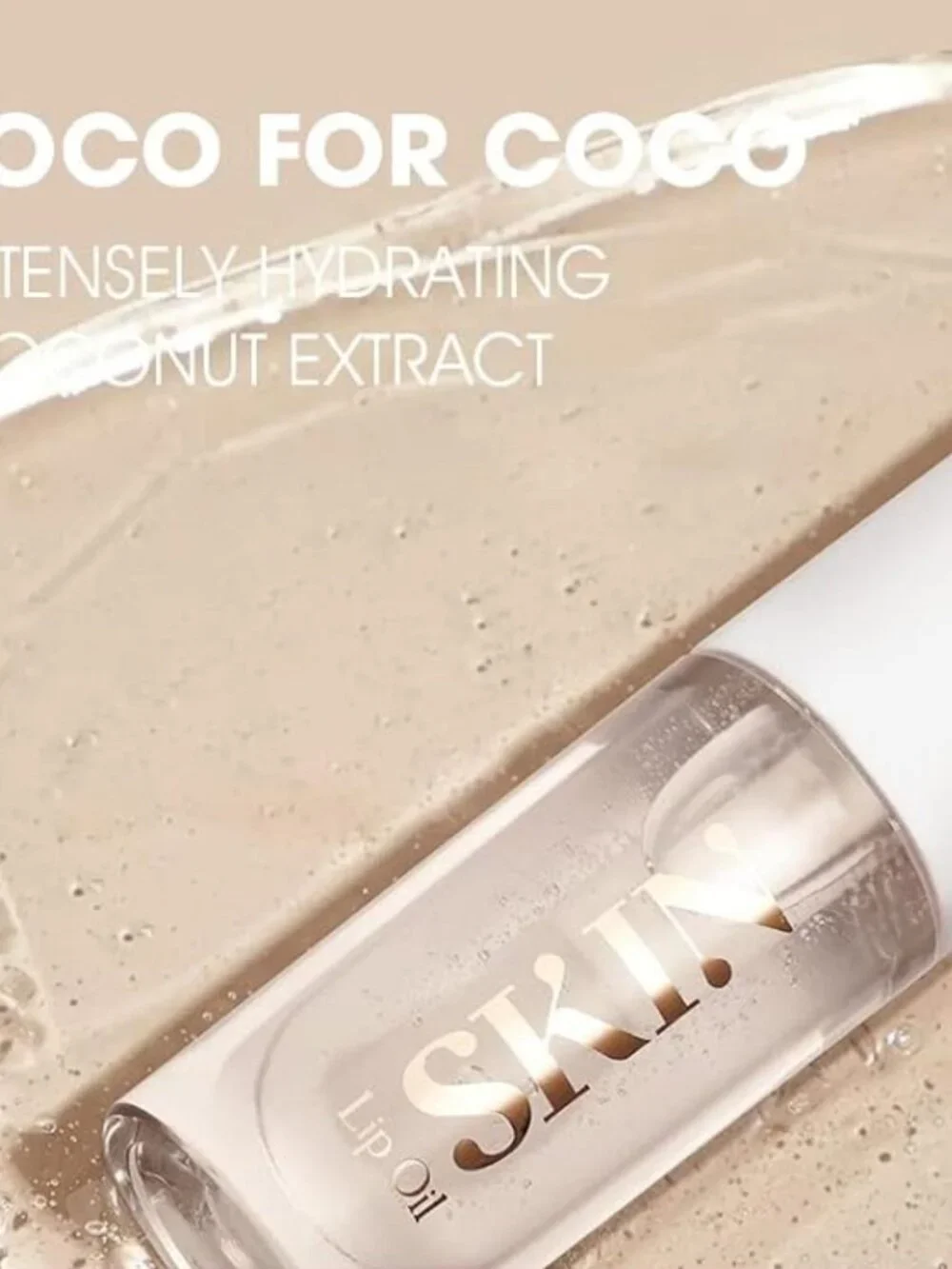 Moisturizing Lip Oil Loco For Coco Clear Plumping Coconut lipgloss New